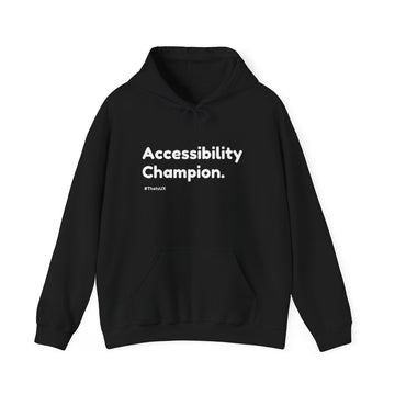 Accessibility Champion Black Hoodie
